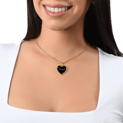 “Blessed” Gold Heart Necklace for Her | Meaningful Valentine's Day, Birthday & Christmas Gift